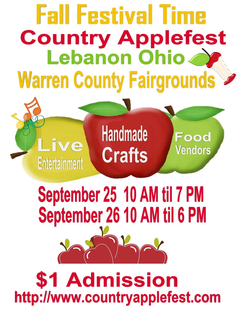 Country AppleFest Warren County Ohio's Best Vacation Destination